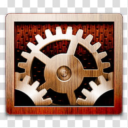 Now Wooden, brown gear illustration transparent background PNG clipart
