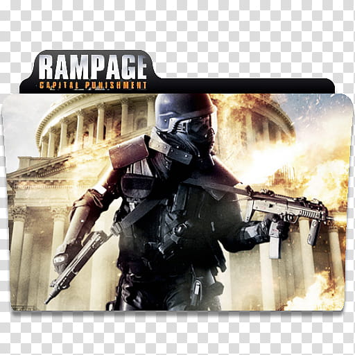Epic  Movie Folder Icon Vol , Rampage . Capital Punishment transparent background PNG clipart