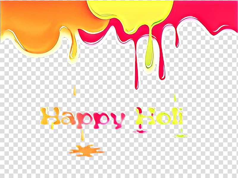 Festival, Logo, Holi, Yellow, Line, Computer, Text, Pink transparent background PNG clipart