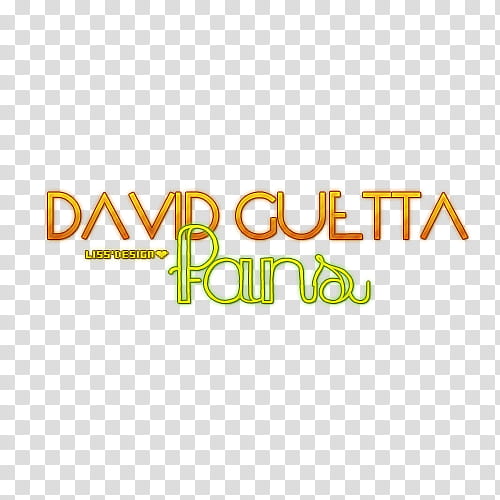 David Guetta Fans Texto transparent background PNG clipart
