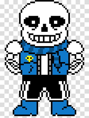 Undertale Sans Pixel Art , Png Download - Sans Png, Transparent Png - vhv