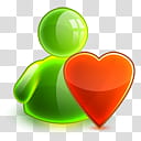 MSN , human and red heart arts transparent background PNG clipart