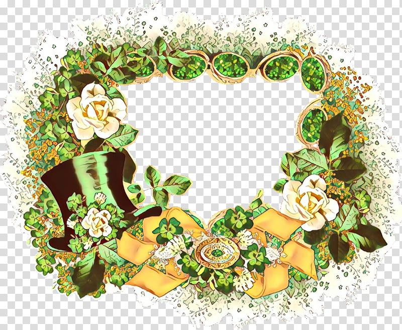 Christmas decoration, Cartoon, Wreath, Plant, Flower, Circle transparent background PNG clipart