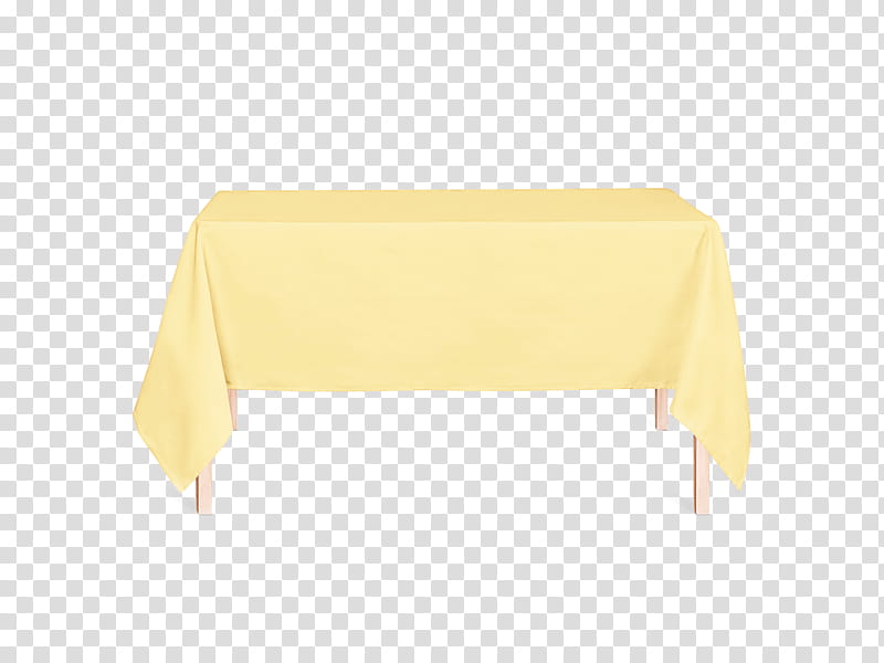 yellow tablecloth rectangle linens table, Beige, Textile, Home Accessories, Furniture transparent background PNG clipart