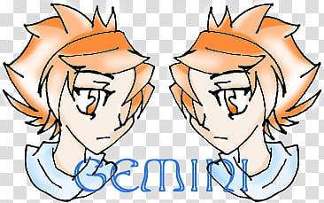 Hitachiin Twins Gemini transparent background PNG clipart