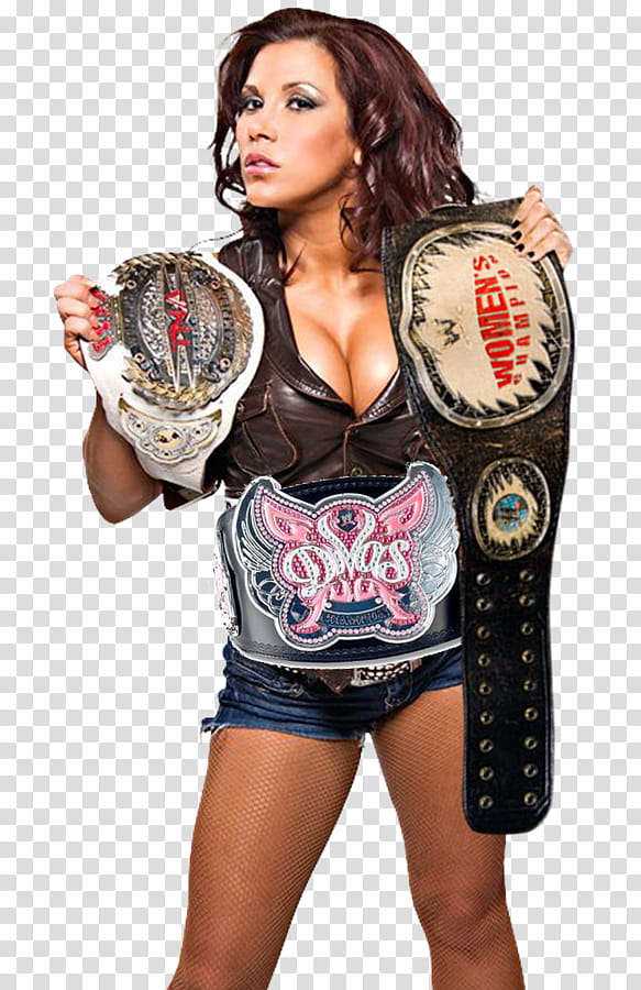 Mickie James undisputed Champion transparent background PNG clipart