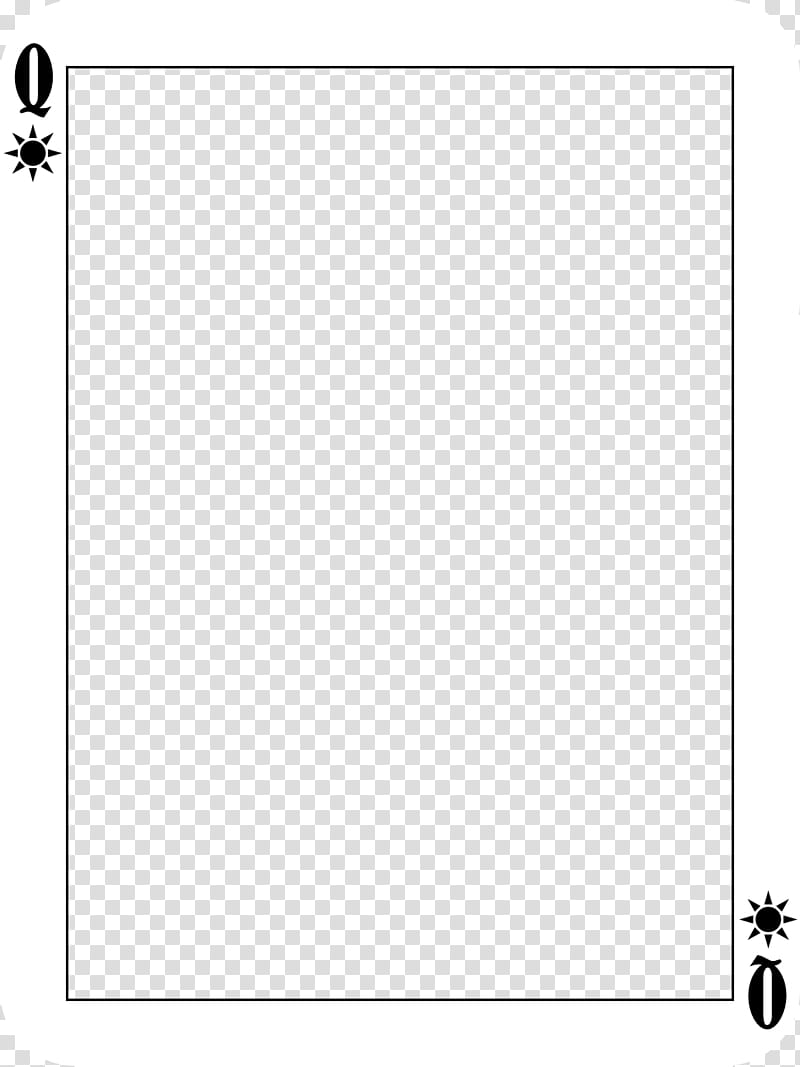 Face Card Black Suns frame set transparent background PNG clipart