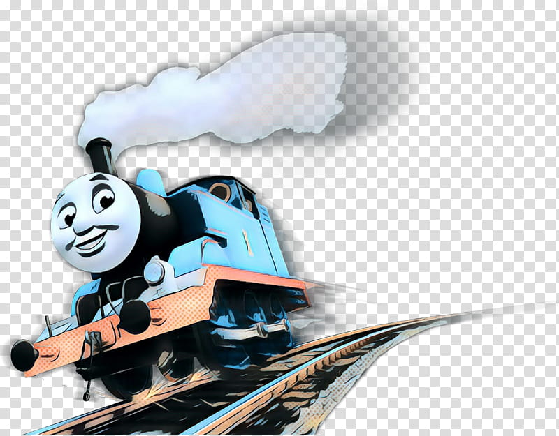 thomas the tank engine train animated cartoon transport, Pop Art, Retro, Vintage, Fictional Character, Vehicle, Animation, Locomotive transparent background PNG clipart