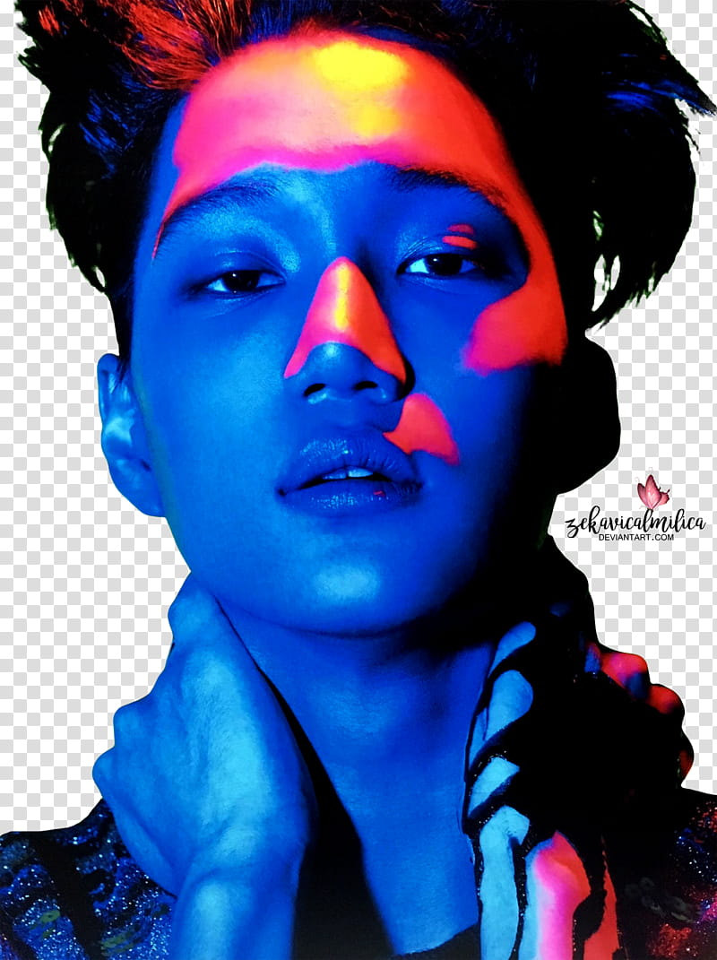 EXO Kai The Power Of Music, man's face transparent background PNG clipart