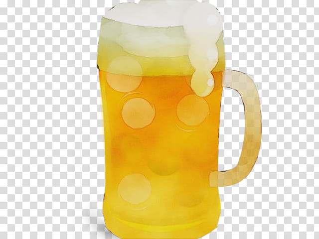 yellow drinkware water bottle drink glass, Watercolor, Paint, Wet Ink, Tableware, Beer Stein, Mug transparent background PNG clipart