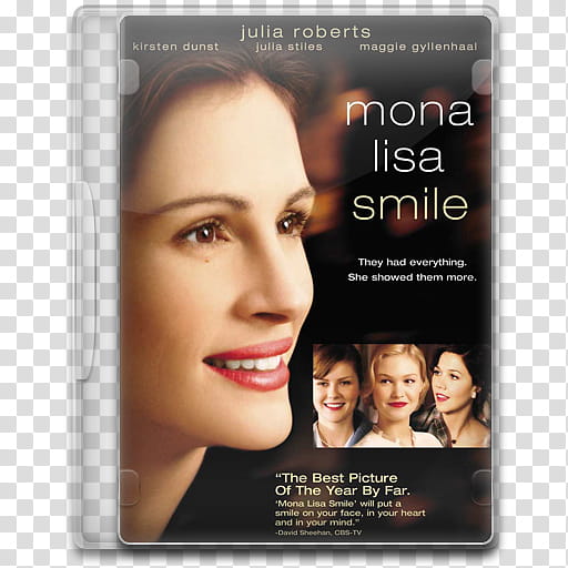 Movie Icon , Mona Lisa Smile, Mona Lisa Smile DVD case transparent background PNG clipart