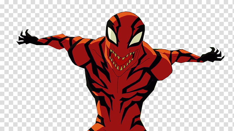 Ultimate Spider-Man Carnage transparent background PNG clipart