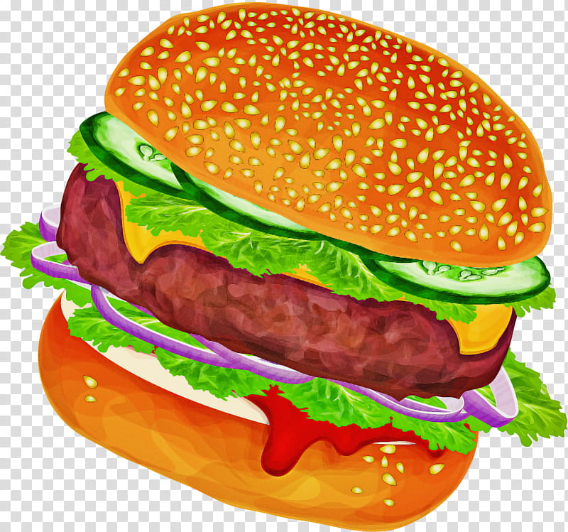 Hamburger, Fast Food, Junk Food, Cheeseburger, Veggie Burger, Patty, Original Chicken Sandwich, Burger King Grilled Chicken Sandwiches transparent background PNG clipart