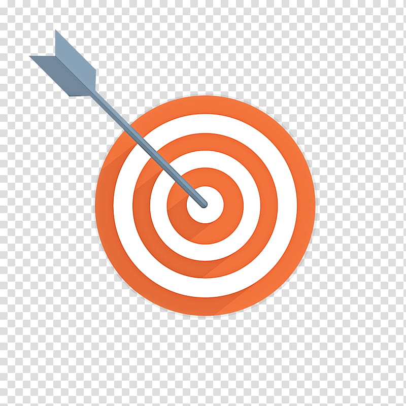 Orange, Darts, Spiral, Arrow, Target Archery, Circle, Logo transparent background PNG clipart