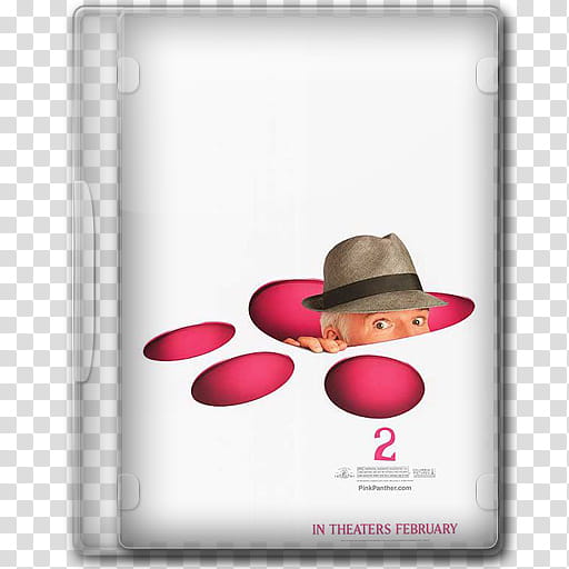 Movie DVD Icons , Pink Panther II transparent background PNG clipart