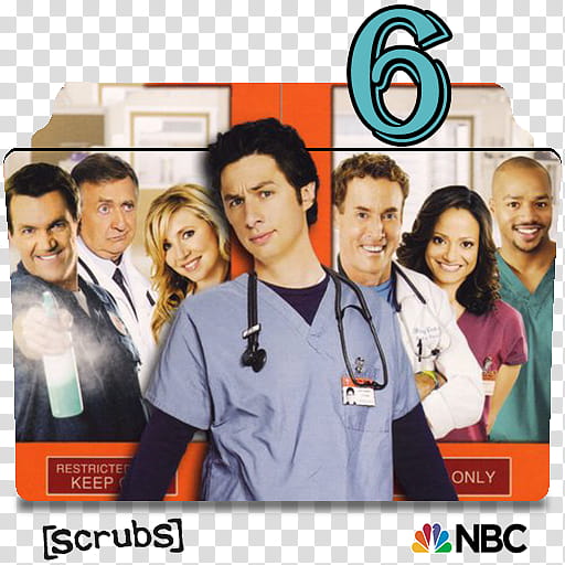 Scrubs series and season folder icons, Scrubs S ( transparent background PNG clipart
