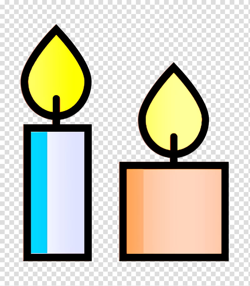 birthday icon candle icon celebration icon, Christmas Icon, Decoration Icon, Holiday Icon, Xmas Icon, Yellow, Sign transparent background PNG clipart