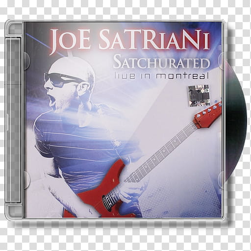 Joe Satriani, Joe Satriani, Satchurated Live In Montreal transparent background PNG clipart