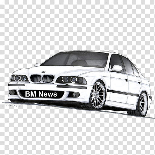 Drawing Of Family, Bmw 5 Series, BMW M5, Car, Bmw 3 Series, Bmw M3, BMW 7 Series, Bmw 5 Series E39 transparent background PNG clipart