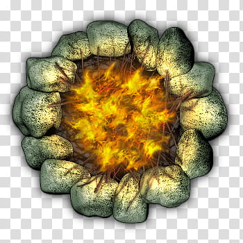 RPG Map Elements , illustration of fire surrounded transparent background PNG clipart