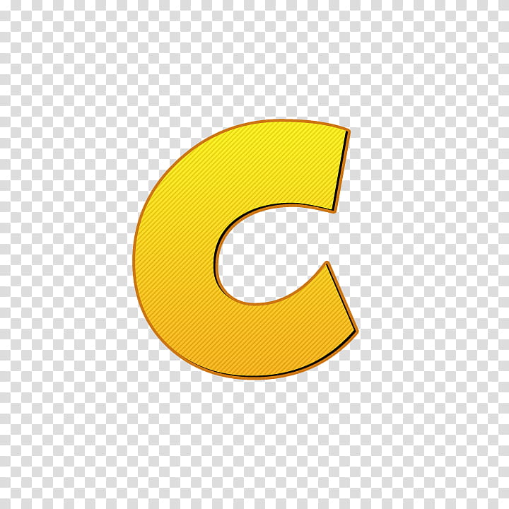 Fonts Letras mundo gaturro , yellow letter C text transparent background PNG clipart