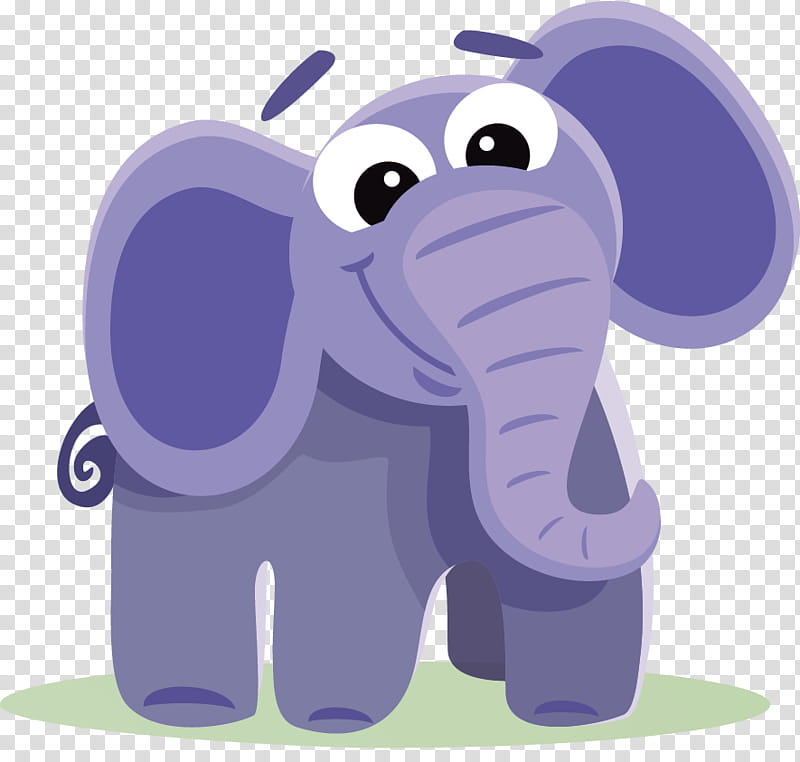 Jungle, Elephant, Drawing, Animation, Cartoon, Animal, Indian Elephant, Purple transparent background PNG clipart
