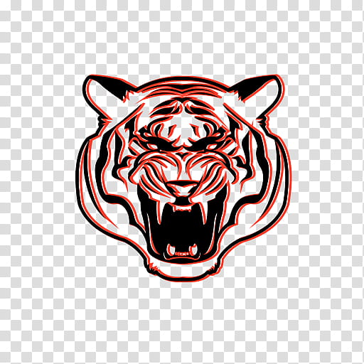 Mascot Logo, Tiger, Grand Theft Auto V, Emblem, Red Dead Redemption, Head, Snout, Roar transparent background PNG clipart