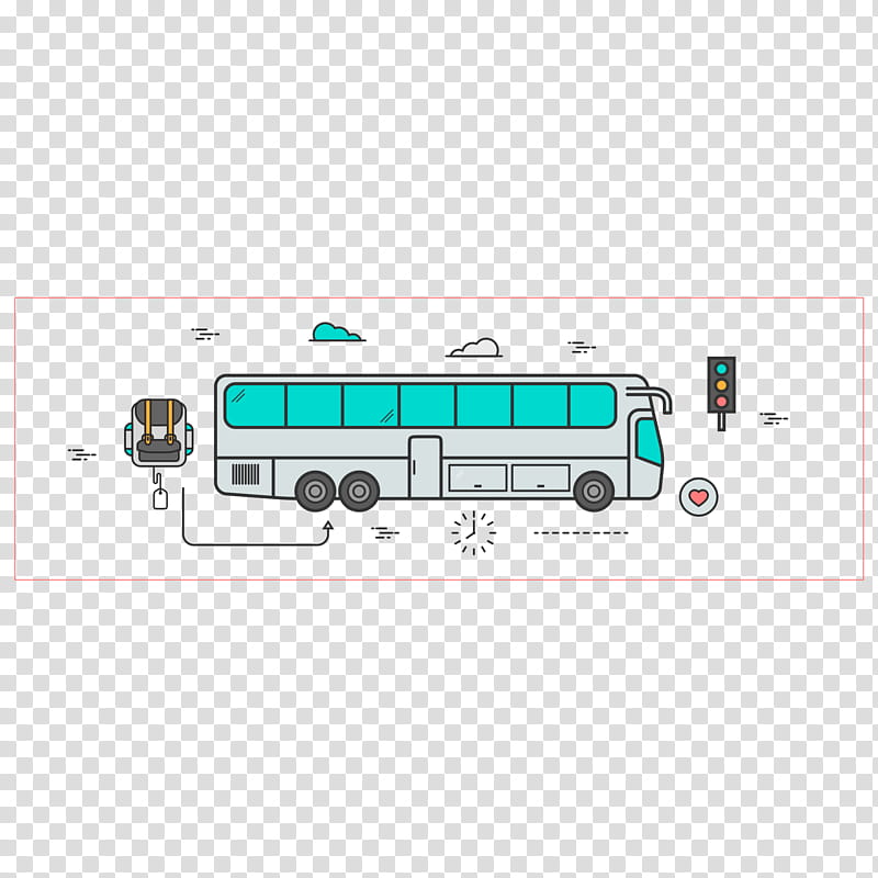 Bus, Car, Public Transport, Vehicle, Green, Line, Rolling , Train transparent background PNG clipart