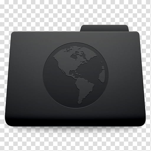 ALUMI Black, black globe folder icon transparent background PNG clipart