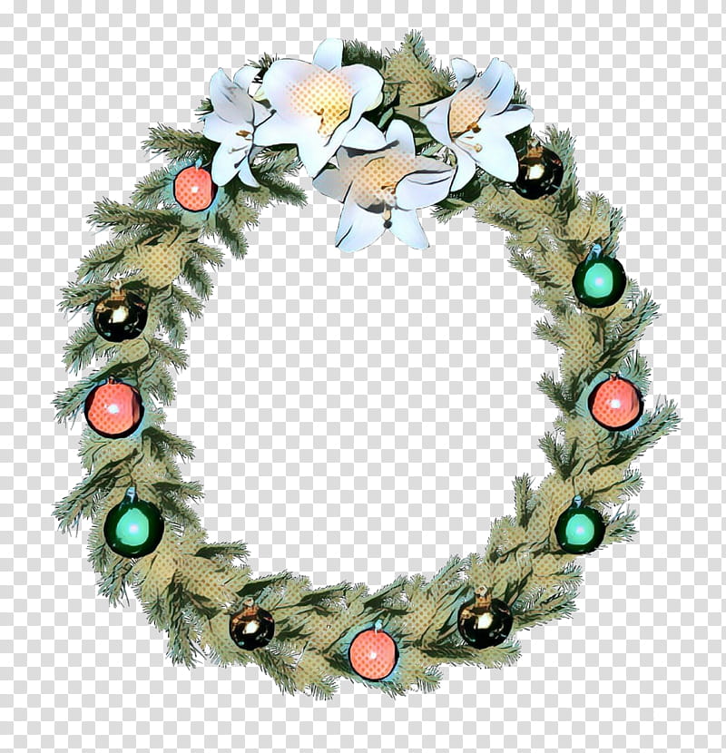 Christmas decoration, Pop Art, Retro, Vintage, Wreath, Leaf, Fashion Accessory, Christmas Ornament transparent background PNG clipart