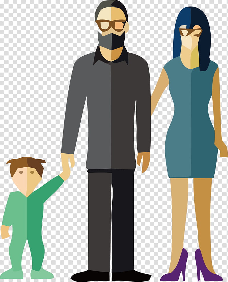 family day happy family day international family day, Standing, Cartoon, Uniform, Gentleman, Gesture, Style transparent background PNG clipart