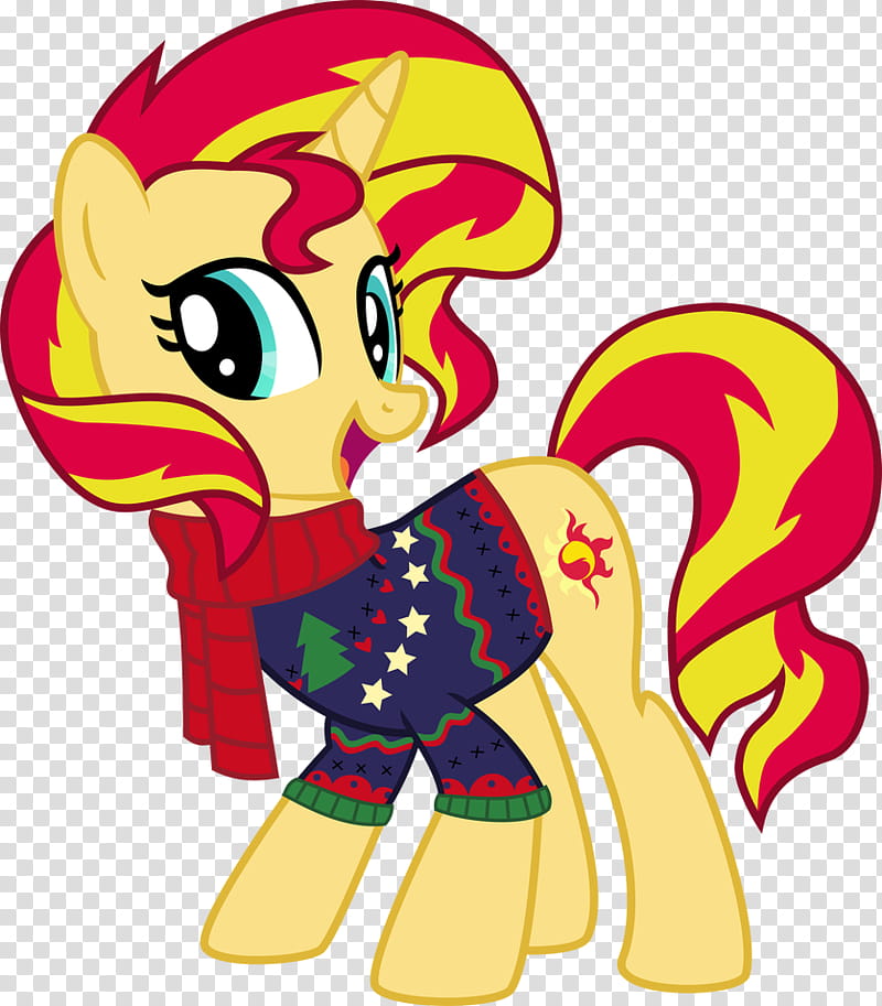 Christmas Sunset , My Little Pony illustration transparent background PNG clipart