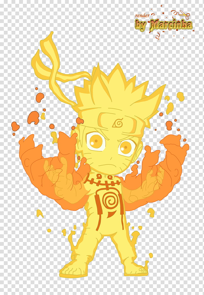 naruto kyuubi mode chibi