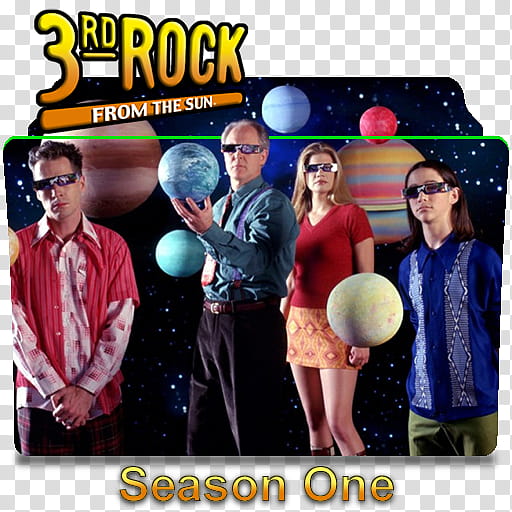 rd Rock From the Sun season folder icons, rd Rock From the Sun S ( transparent background PNG clipart