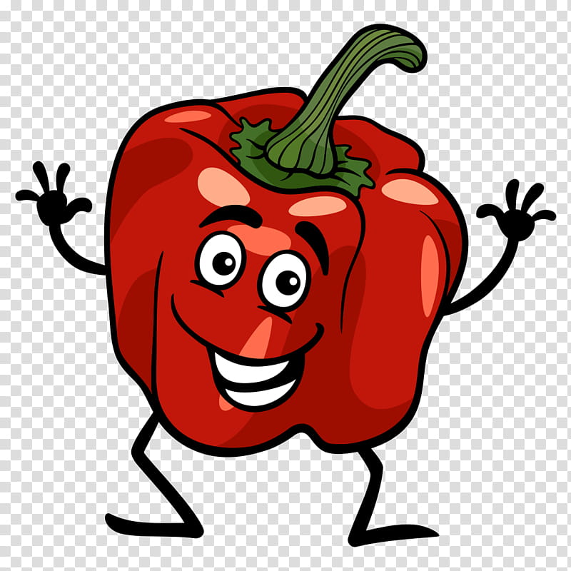 Fruit, Vegetable, Cartoon, Chili Pepper, Peppers, Food, Smile, Apple transparent background PNG clipart