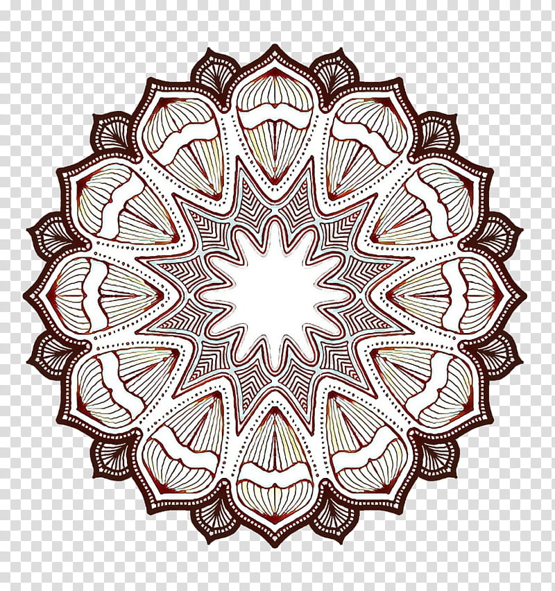 Snowflake, Mandala, Line, Shape, Drawing, Throw Pillows, Symmetry, Ornament transparent background PNG clipart