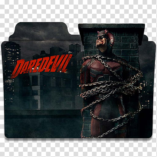 Marvel Daredevil Folder Icon II, Marvel's Daredevil () transparent background PNG clipart