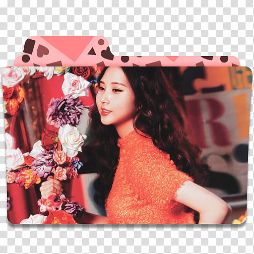 Girls Generation Love and Peace Folder , -.Seo Hyun transparent background PNG clipart