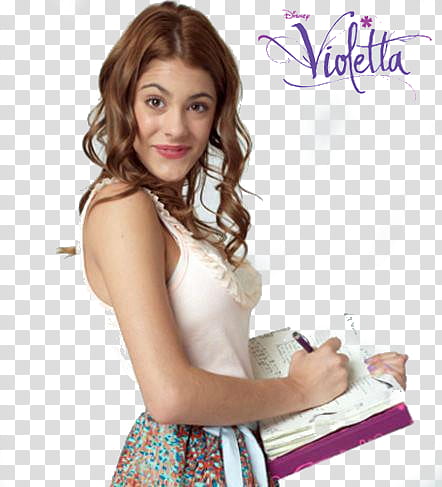 Martina Stoessel, smiling woman holding ballpoint pen and book transparent background PNG clipart