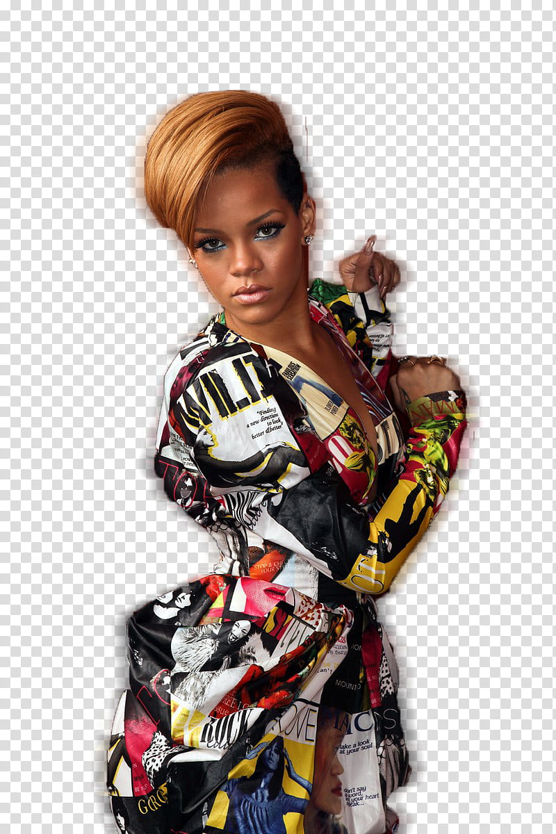 Rihanna, Rihanna-Fred-R.-Conrad-shoot-november-- transparent background PNG clipart