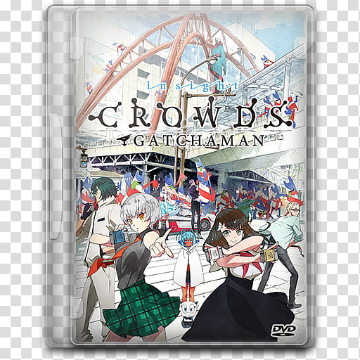 Summer  Anime TV DVD Style Icon , Gatchaman Crowds Insight, Crowds Gatchaman case illustration transparent background PNG clipart