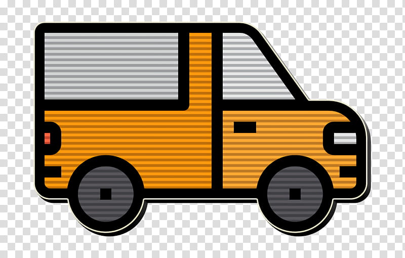 Cargo truck icon Trucking icon Car icon, Vehicle, Yellow, Transport, Bus, School Bus transparent background PNG clipart