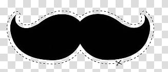 Recursos Texturas Cosas, black mustache drawing transparent background PNG clipart