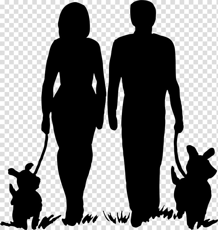 Dog And Cat, Dog Walking, Pet, Paw, Cat People And Dog People, Silhouette, Dog Collar, Leash transparent background PNG clipart