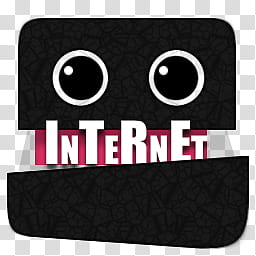 BlackCrocodile dock icons, INTERNET, Internet art transparent background PNG clipart