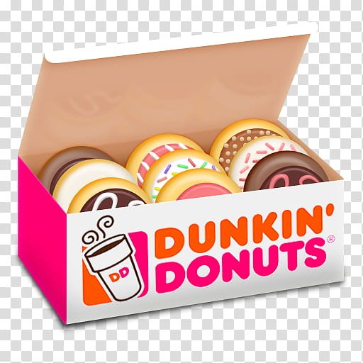 All my s, filled Dunkin' Donuts box illustration transparent background PNG clipart