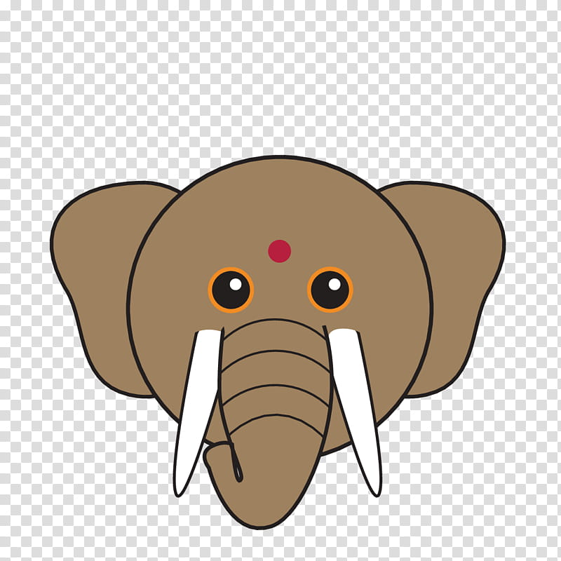 Indian elephant, Cartoon, Nose, Snout, Animation, Sporting Group transparent background PNG clipart