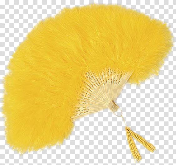 Yellow , yellow hand fan transparent background PNG clipart