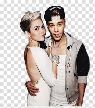 Justin y Miley montajes NeonLights S transparent background PNG clipart