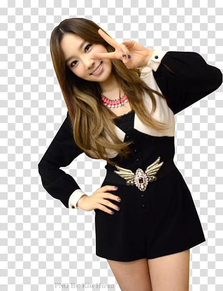 Taeyeon Flower Power transparent background PNG clipart